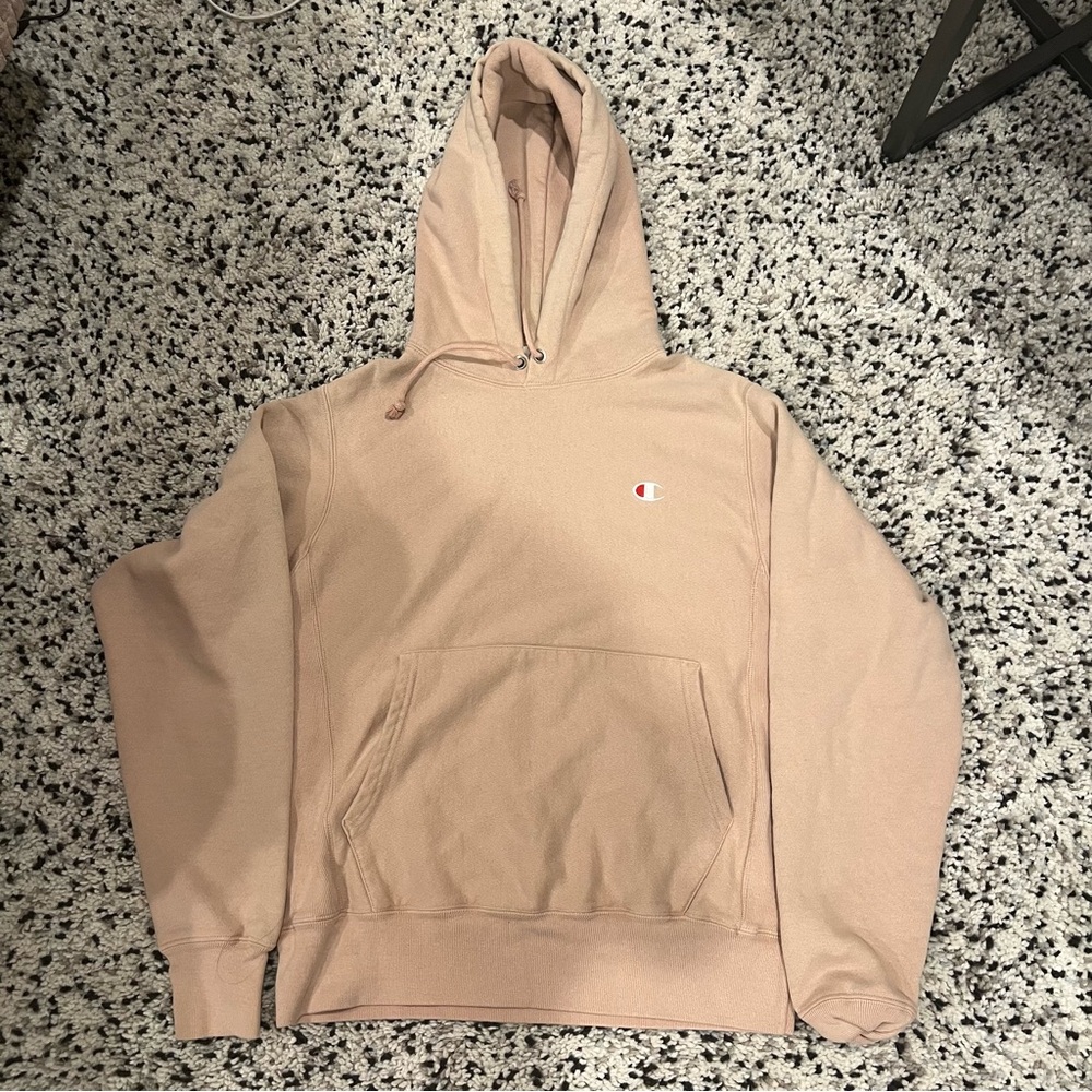 Light Dusty Pink Coral Champion Reverse Weave Sweatshirt